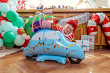 Standing Foil Christmas Car Balloon