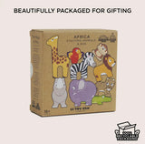 African Safari Stacking Animals & Bag