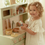 Wooden Play Kitchen Mint