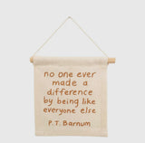 P.T. Barnum Hang Sign