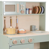 Wooden Play Kitchen Mint