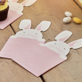 Eggciting Easter Bunny Napkins