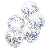 Gender Reveal Confetti Balloons 5pk