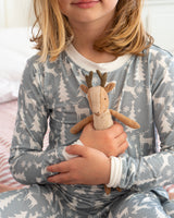 White Christmas Bamboo Kids Pyjama Set