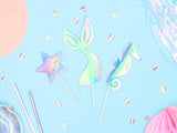 Mermaid Iridescent Cake Toppers