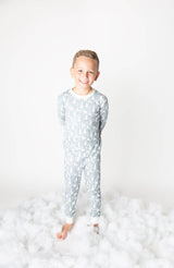 White Christmas Bamboo Kids Pyjama Set