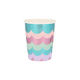 Mermaid Scalloped Fringe Cups