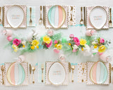 Easter Egg Shaped Plates