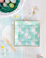 Scattered Bunny Scallop Plates