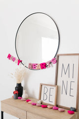 Happy Hearts Woolie Letter Garland