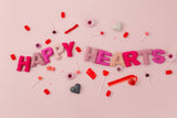 Happy Hearts Woolie Letter Garland