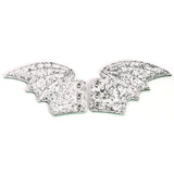 Glitter Bat Wing Shoe Accessories
