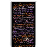 Spooky Season Halloween Poem Table Runner