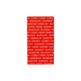 Reindeer Names Guest Towel Napkins