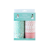 Snowman and Stripes Food Cups