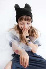 Temporary Halloween Mix Tattoos