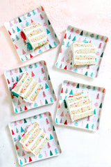 Festive Christmas Tree Dinner Plates