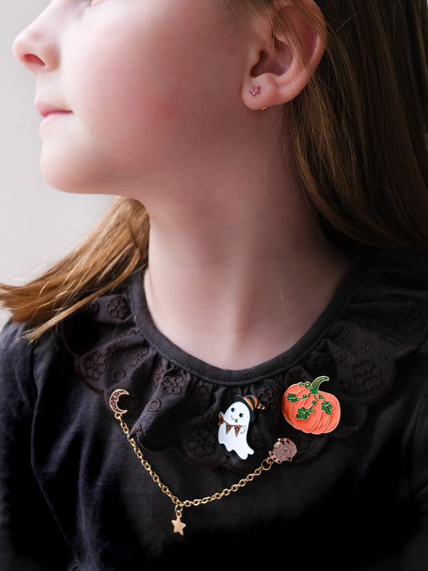 Boo Enamel Ghost Pin