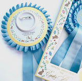 Good Egg Member Easter Rosette Badge Blue