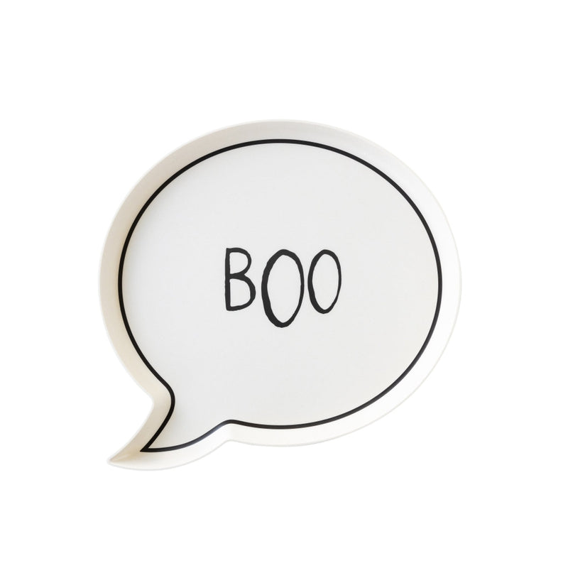 Boo Shaped Bamboo Platter