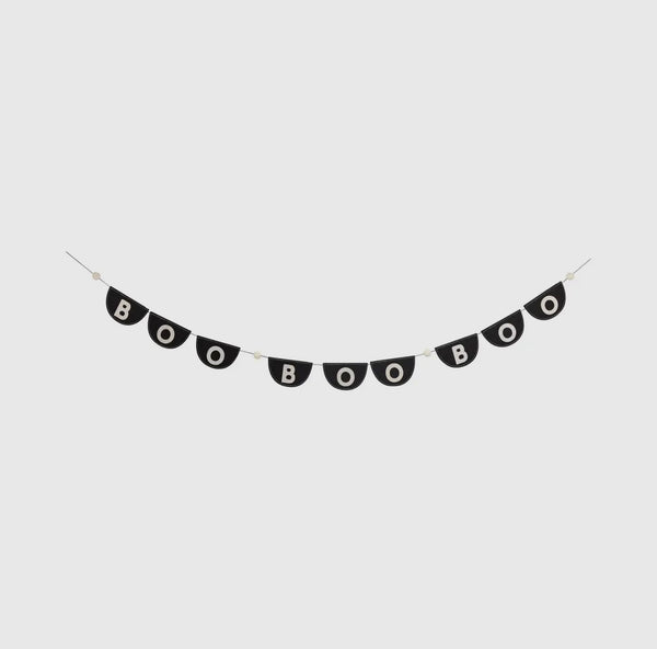 Black Boo Felt Bunting