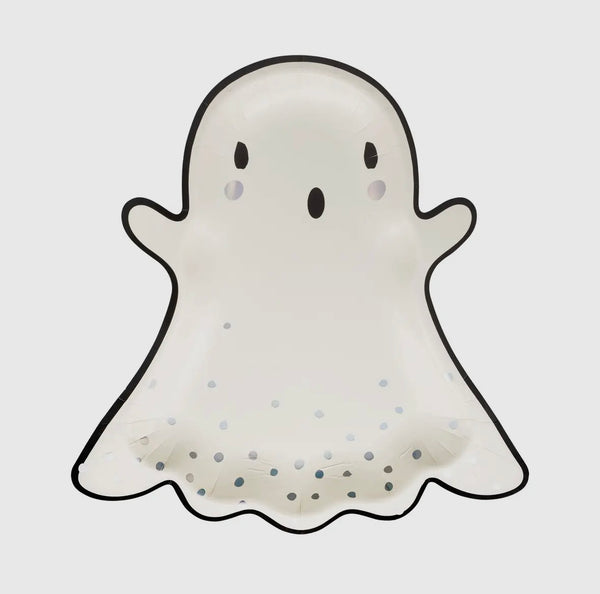Boo Ghost Shaped Paper Plate