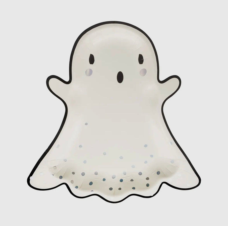 Boo Ghost Shaped Paper Plate