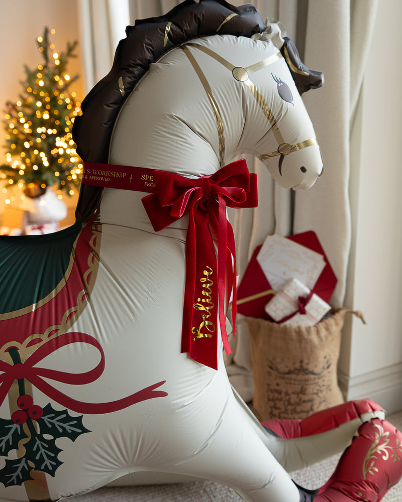 Christmas Rocking Horse Balloon