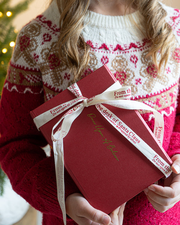 From the Desk of Santa Claus Christmas Ribbon