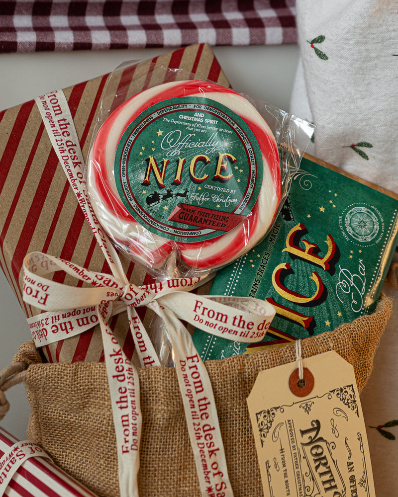 From the Desk of Santa Claus Christmas Ribbon