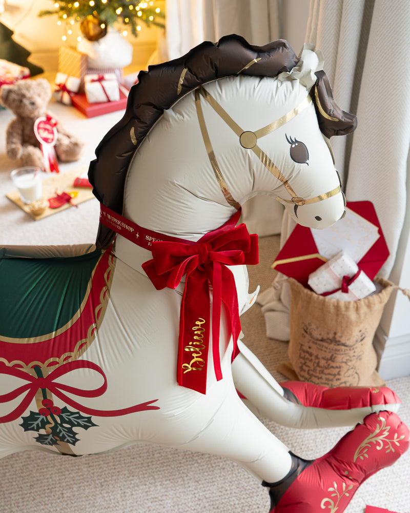 Christmas Rocking Horse Balloon