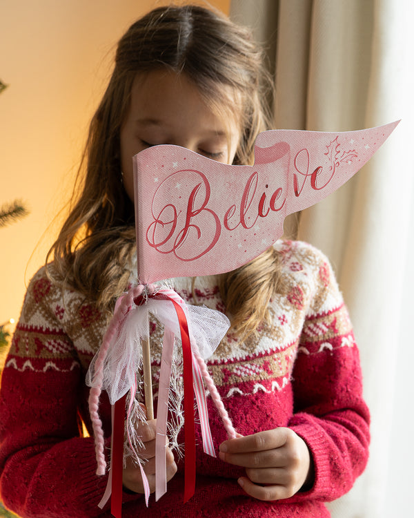 Believe Christmas Party Pennant