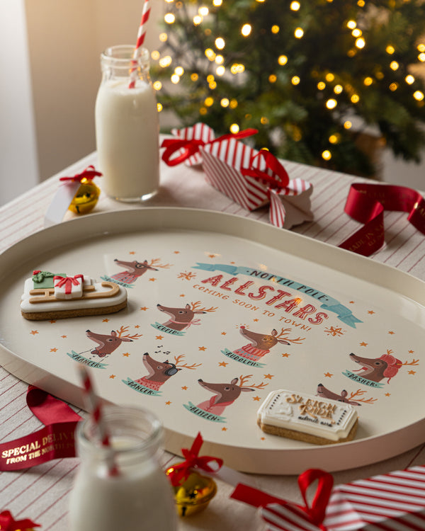 Dear Rudolph Reindeer Platter