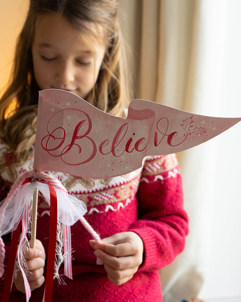 Believe Christmas Party Pennant