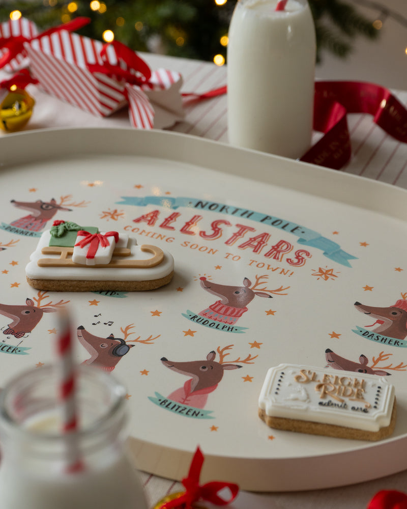 Dear Rudolph Reindeer Platter