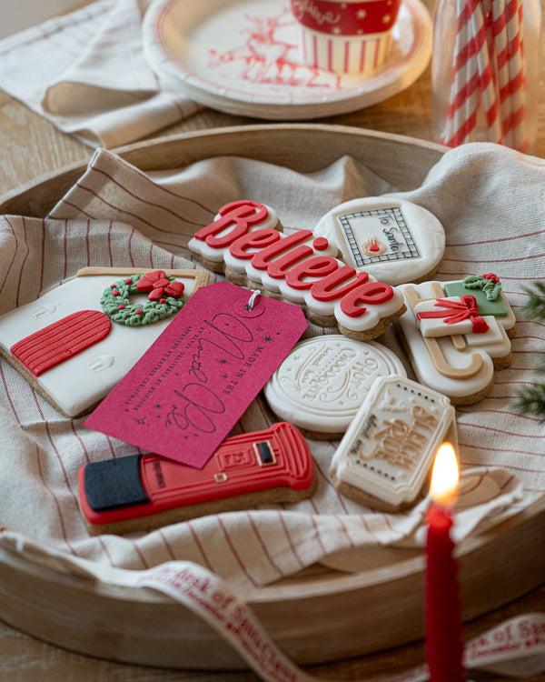 Made in the North Pole Letterpress Gift Tag 5 Pack