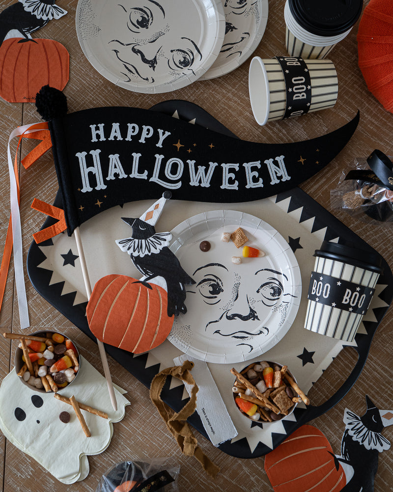 Happy Halloween Felt Banner