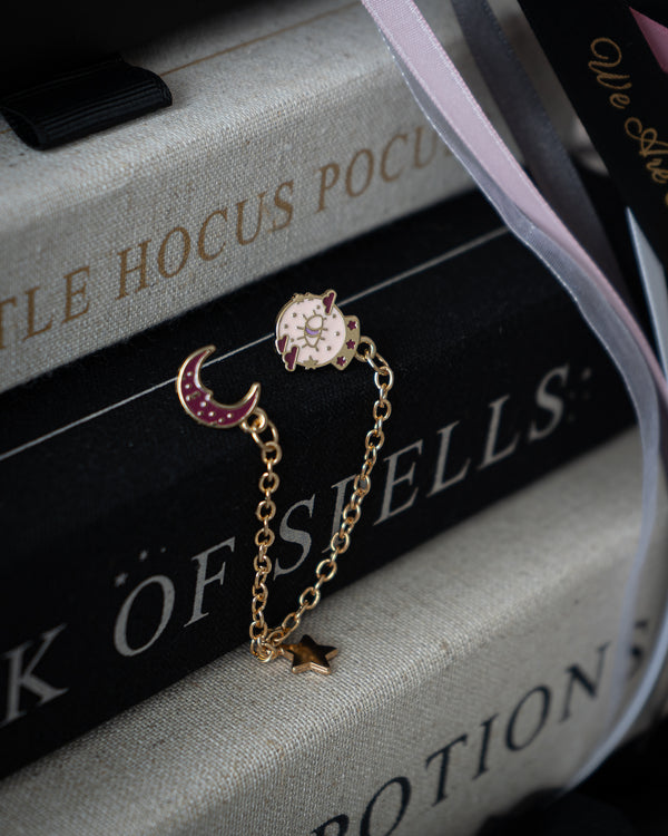 Collar Pin Crystal Ball