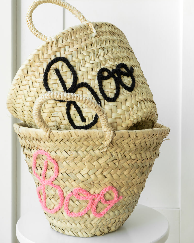 Small 'Boo' Basket PINK