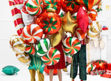 Mix Candy Swirl Foil Balloon