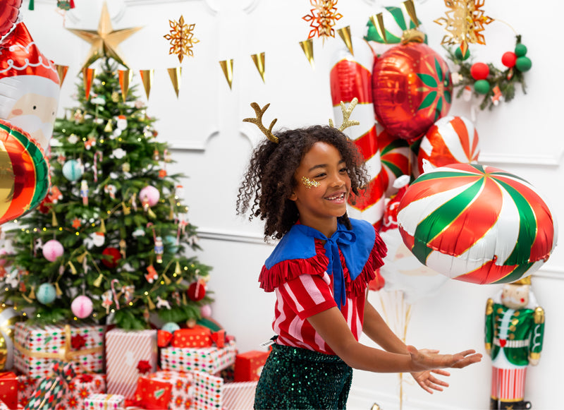 Mix Candy Swirl Foil Balloon