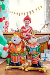 Standing Foil Santa Balloon
