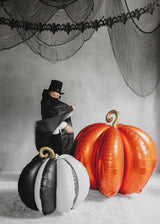Large 3D Standing Foil Pumpkin Balloon Orange