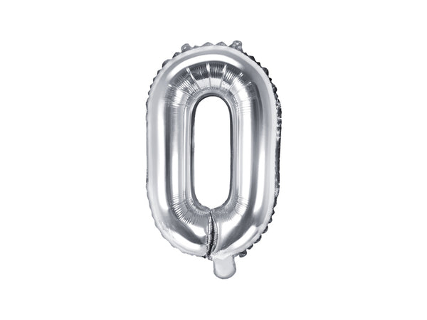 Foil Balloon Letter O Silver