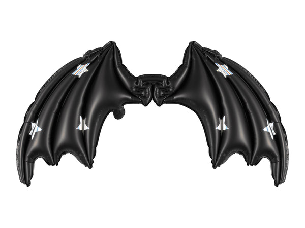 Foil Balloon Bat Wings, Black