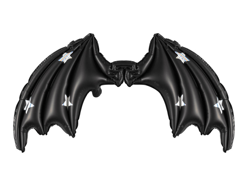 Foil Balloon Bat Wings, Black