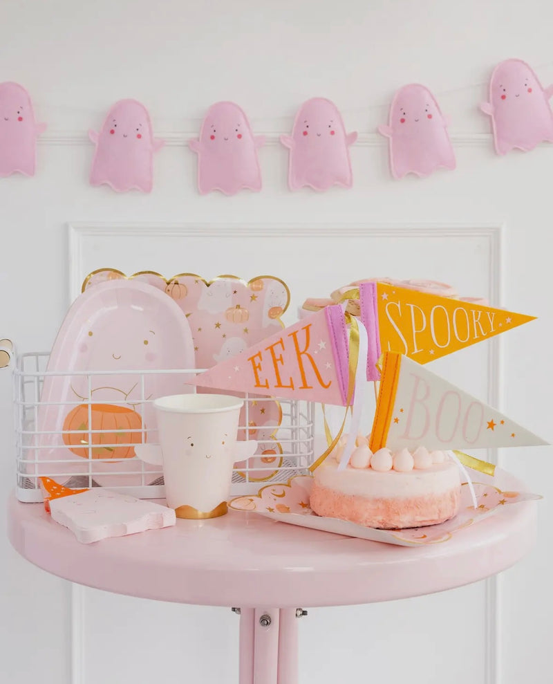 A Little Ghoul Felt Pennant Set