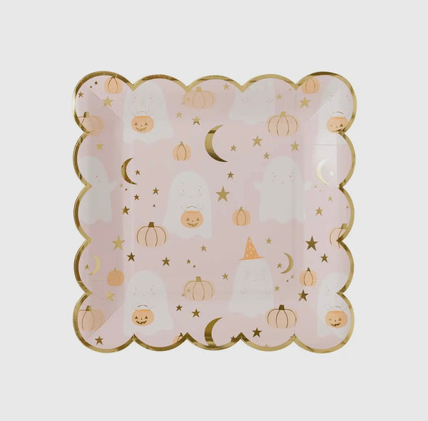 A Little Ghoul Scattered Paper Plates