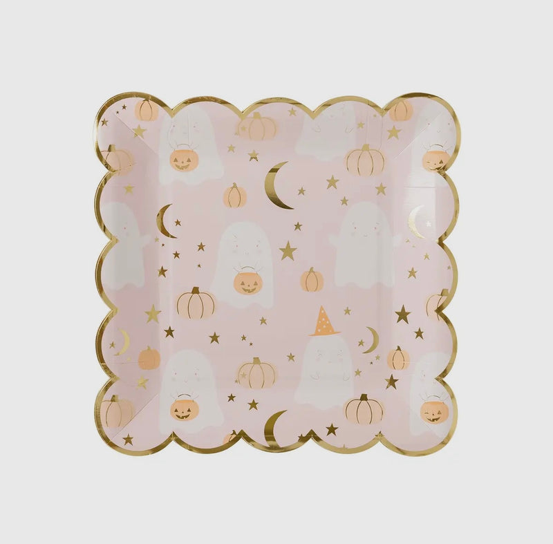 A Little Ghoul Scattered Paper Plates