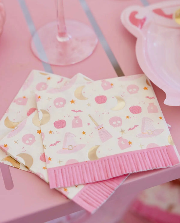 Best Witches Pink Hocus Pocus Napkins